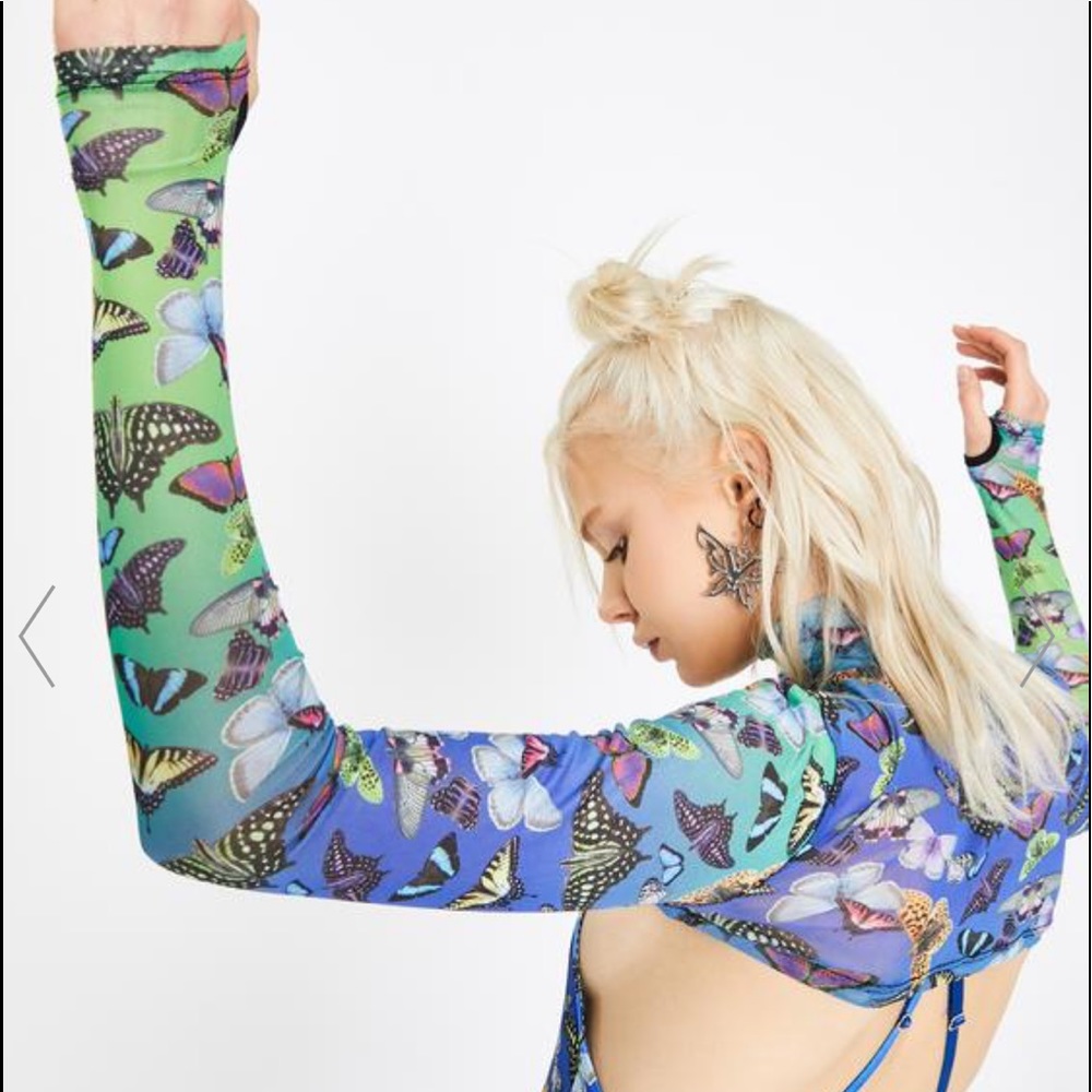 Royal Lovebug Mesh Shrug